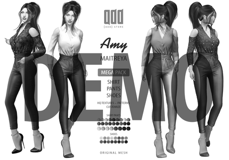 Second Life Marketplace - [ADD] Amy - MEGAPACK - DEMO